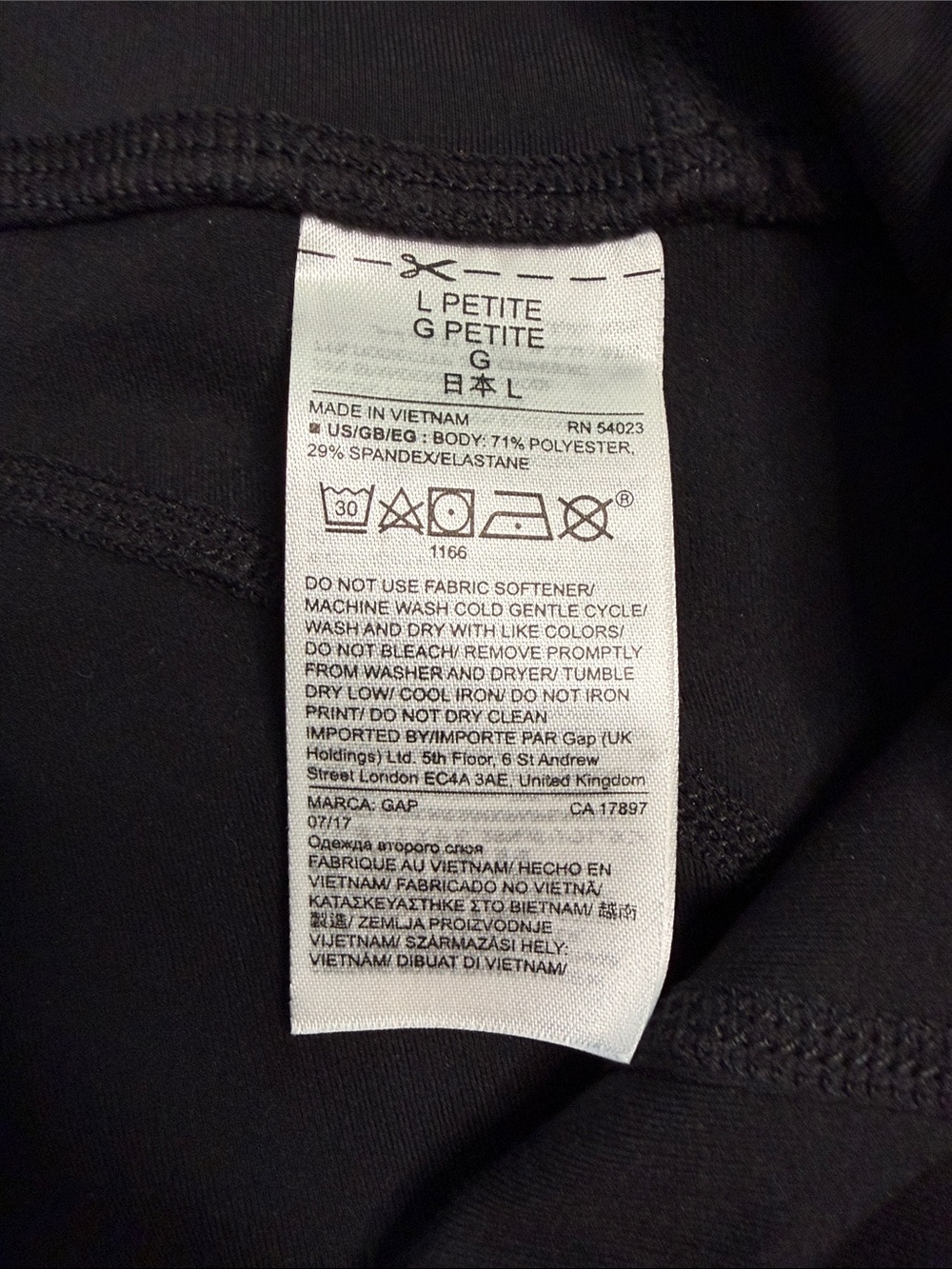 Gap Fit Sculpt Compression Leggings - Picture 3 of 9